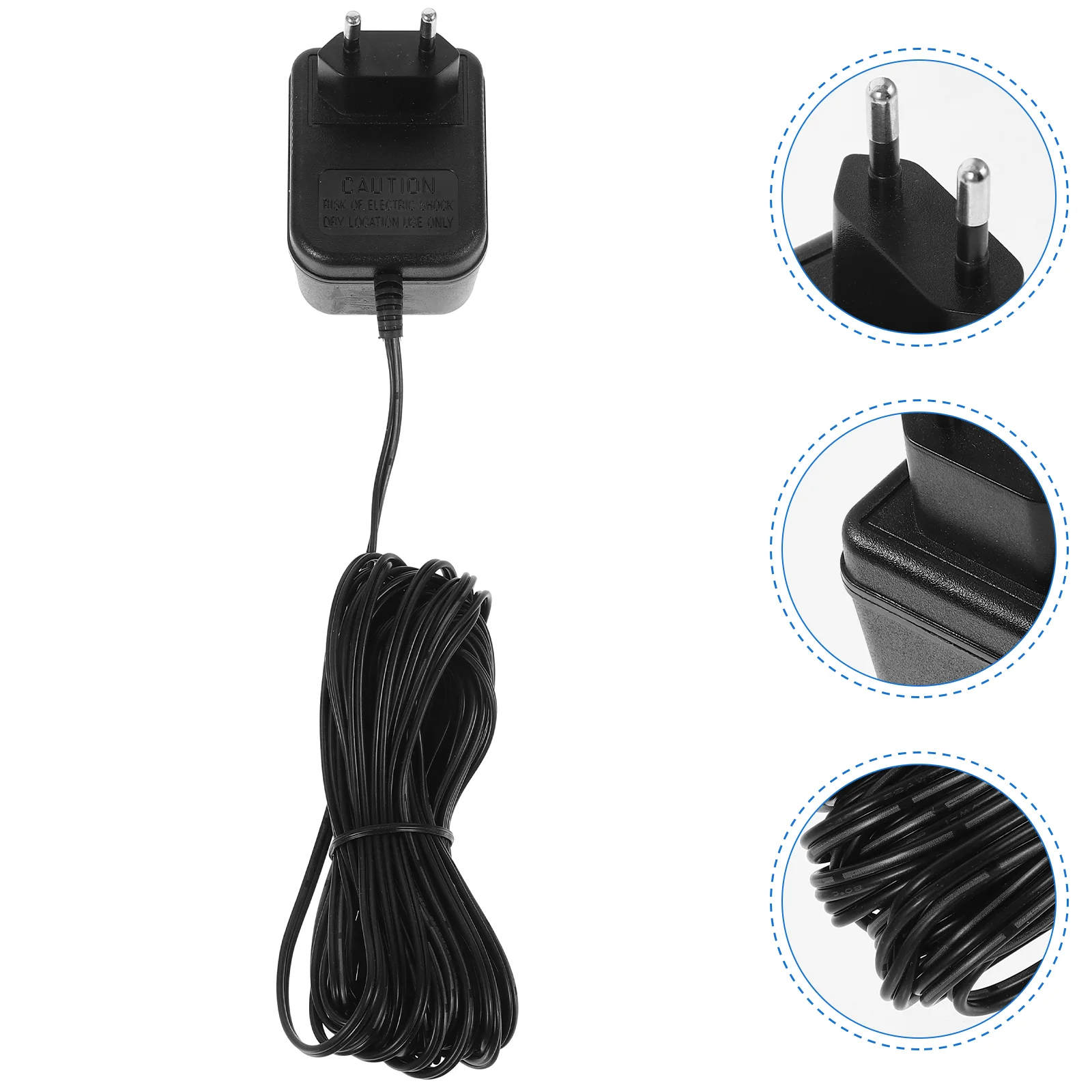 Long Power Cord Stable Transformer Doorbell Power Adapter Video Doorbell Adapter Doorbell Transformer Plastic Doorbell Wall