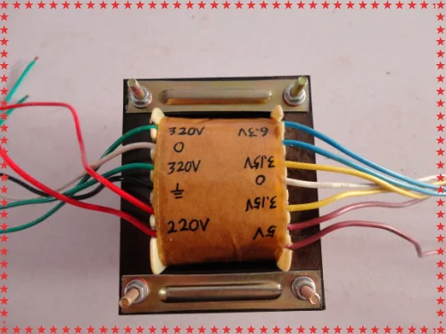 150W Single-ended vacuum tube audio power amplifier transformer 320VX2 6.3VX1 5VX1 3.15VX2 DIY vacuum tube audio amplifier