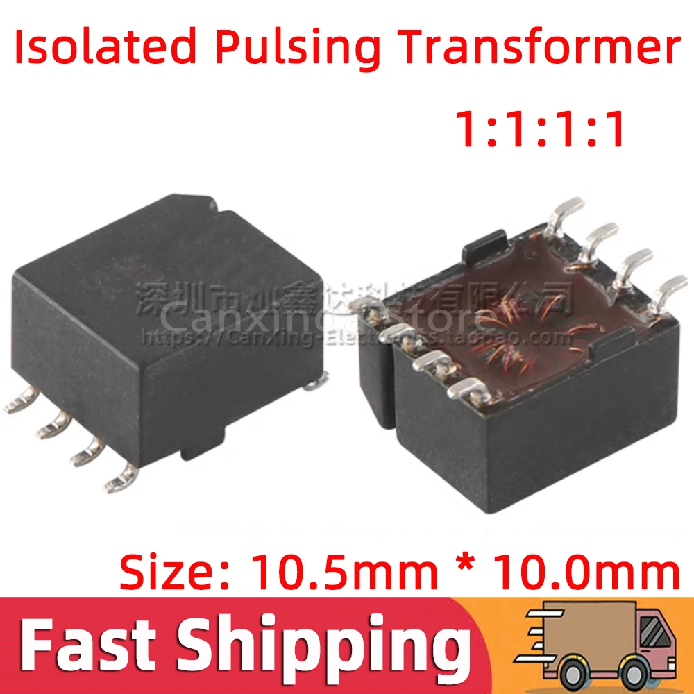 2pcs 671-8001-LF3 DIP Digital Audio Transformer Impedance Ratio 600 ohm : 470 ohm 1:1 isolation Signal Isolator Transformer